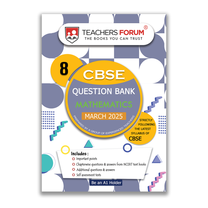 NCERT & CBSE Question Bank Class 8 Mathematics (For 2025 Exam)