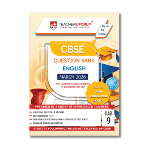 Teachers Forum CBSE Question Bank Class 9 English (For 2026 Exam)