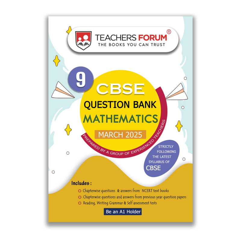 NCERT & CBSE Question Bank Class 9 Mathematics (For 2025 Exam)