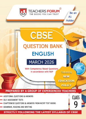 Teachers Forum CBSE Question Bank Class 9 English (For 2026 Exam)