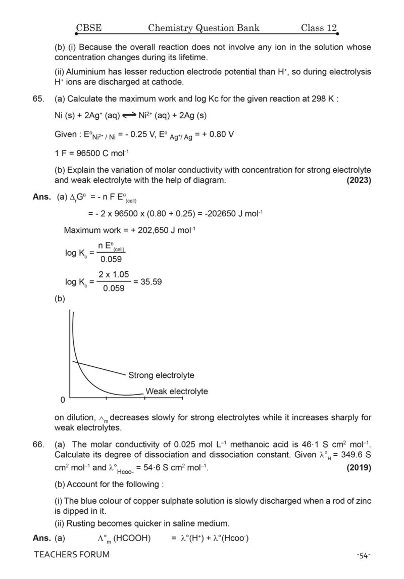 Teachers Forum CBSE Question Bank Class 12 Chemistry (For 2026 Board Exam) - Image 5