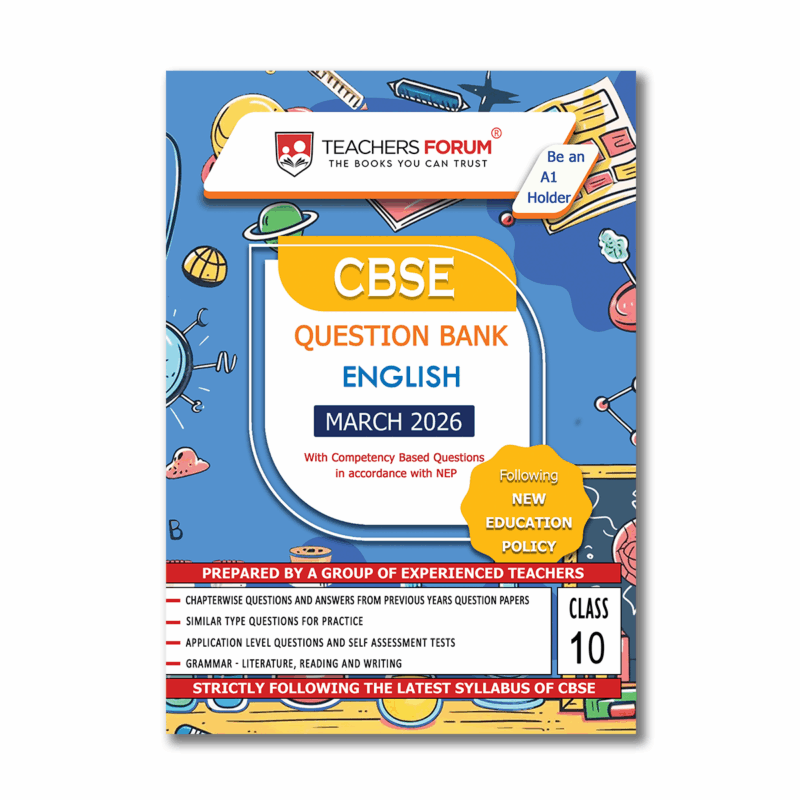Teachers Forum CBSE Question Bank Class 10 English (For 2026 Board Exam)
