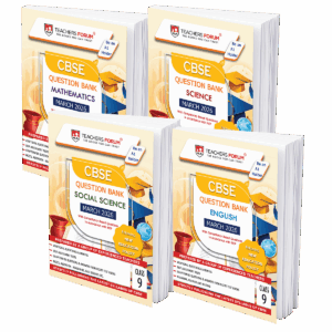 Teachers Forum CBSE Question Bank Class 9 Bundle Mathematics, Science, Social Science & English (For 2026 Exam)