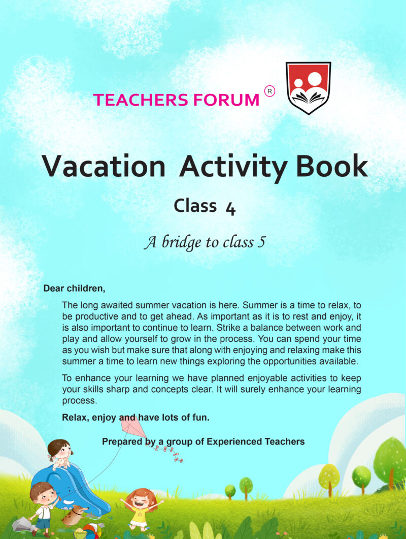 Teachers Forum CBSE Vacation Activity Book Class 4 (A Bridge to Class 5) - Image 2