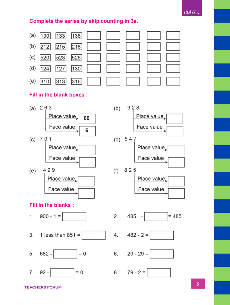 Teachers Forum CBSE Vacation Activity Book Class 4 (A Bridge to Class 5) - Image 3