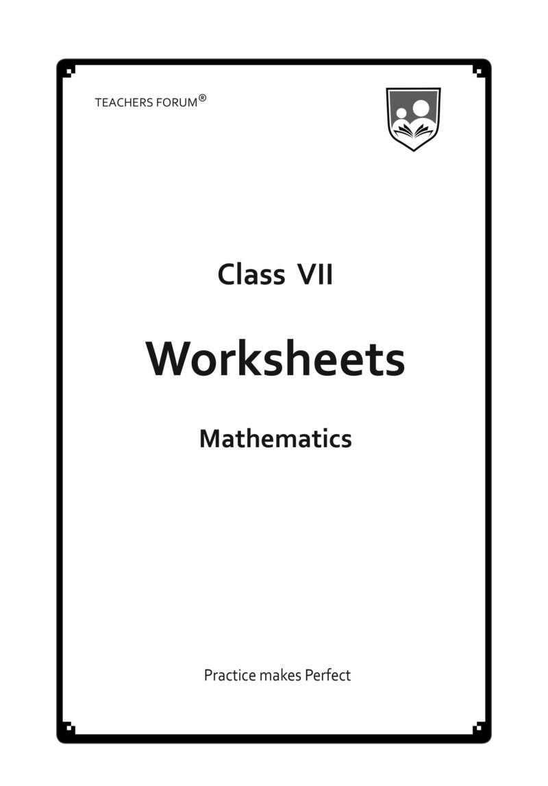 Teachers Forum CBSE Workbook Class 7 Mathematics (For 2026 Exam) - Image 2