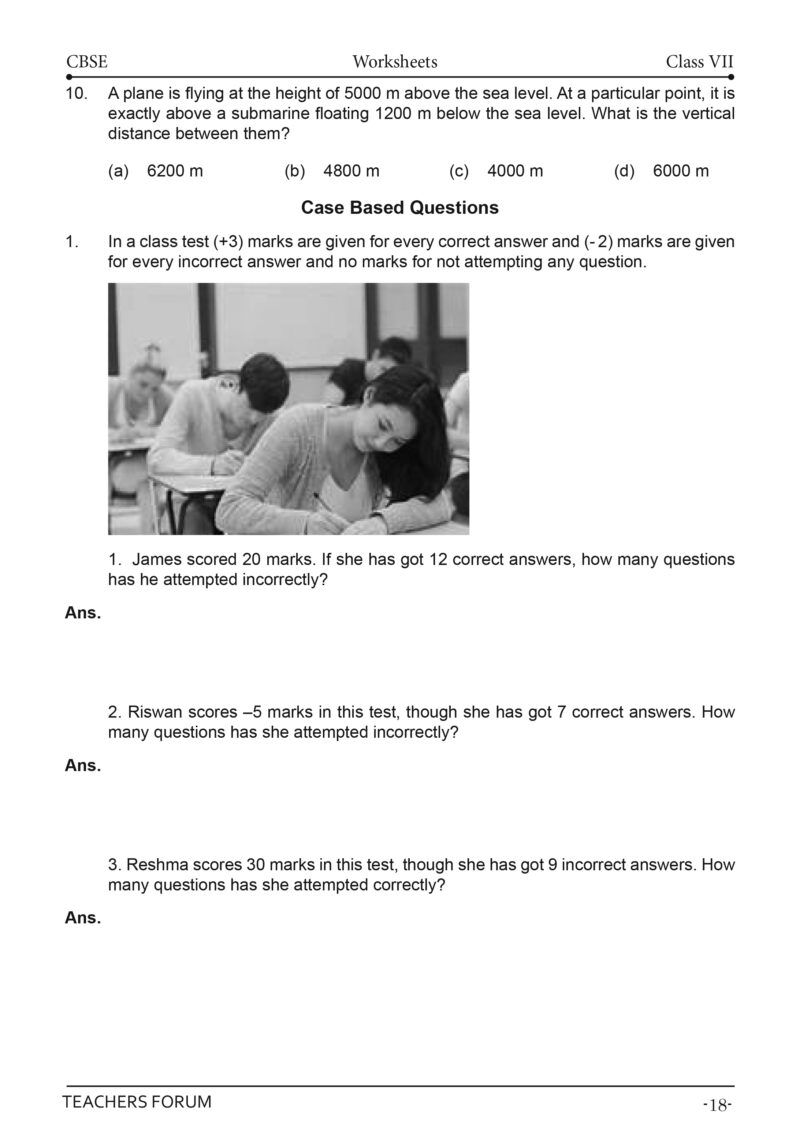 Teachers Forum CBSE Workbook Class 7 Mathematics (For 2026 Exam) - Image 4