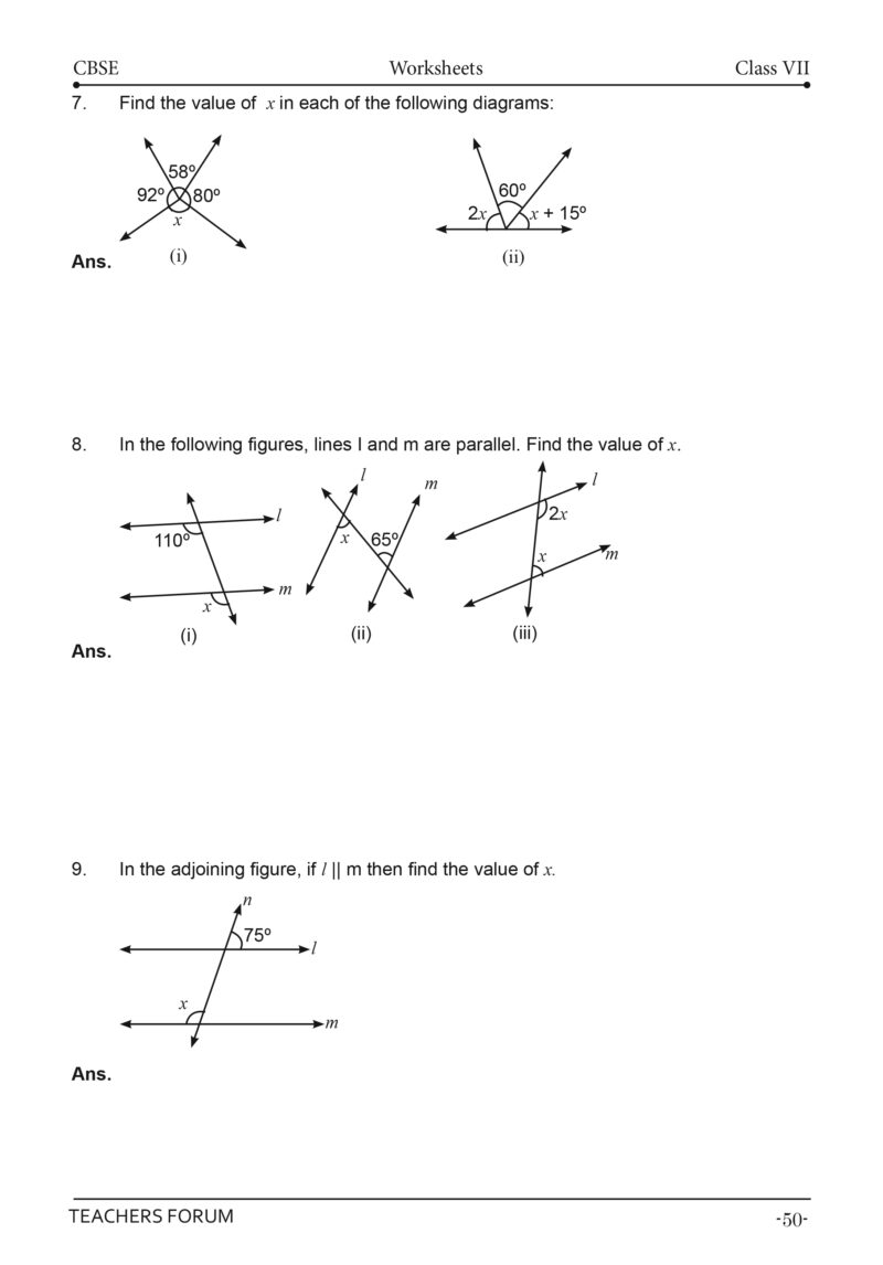Teachers Forum CBSE Workbook Class 7 Mathematics (For 2026 Exam) - Image 7