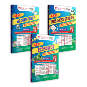 Teachers Forum CBSE Sample Question Paper Class 12 Accountancy, Business Studies & Economics (For 2026 Board Exam)