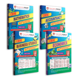 Teachers Forum CBSE Sample Question Paper Class 12 Mathematics, Accountancy, Business Studies & Economics (For 2026 Board Exam)