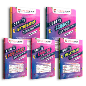 Teachers Forum CBSE Sample Question Paper Bundle Class 10 Mathematics, Science, Social Science, English & Malayalam (For 2026 Board Exam)
