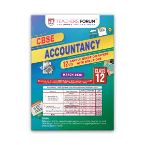 Teachers Forum CBSE Sample Question Paper Class 12 Accountancy (For 2026 Board Exam)