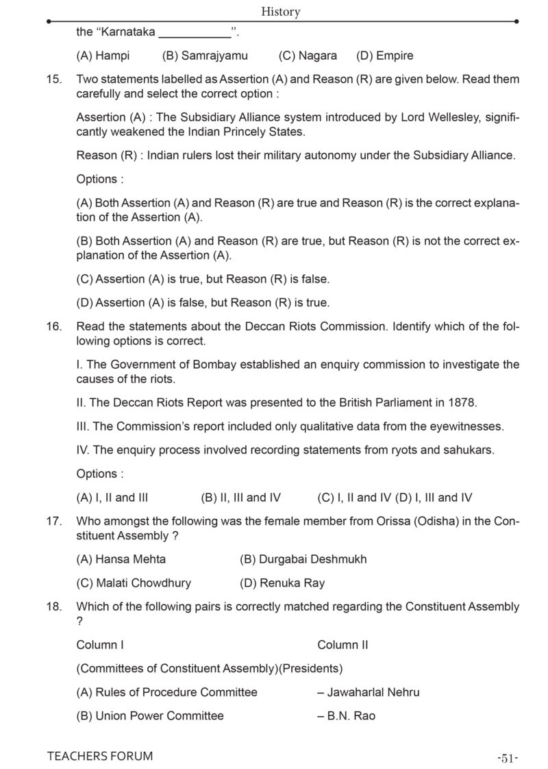 Teachers Forum CBSE Sample Question Paper Class 12 History (For 2026 Board Exam) - Image 5