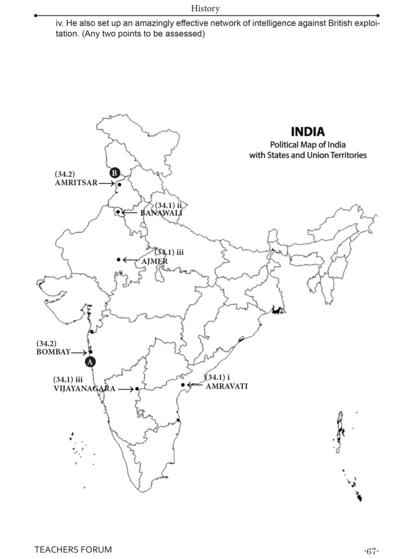 Teachers Forum CBSE Sample Question Paper Class 12 History (For 2026 Board Exam) - Image 6